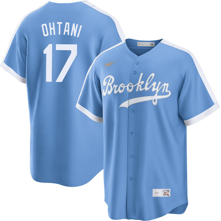 Shohei Ohtani Brooklyn Dodgers Nike Cooperstown Collection Limited Player Jersey - Light Blue