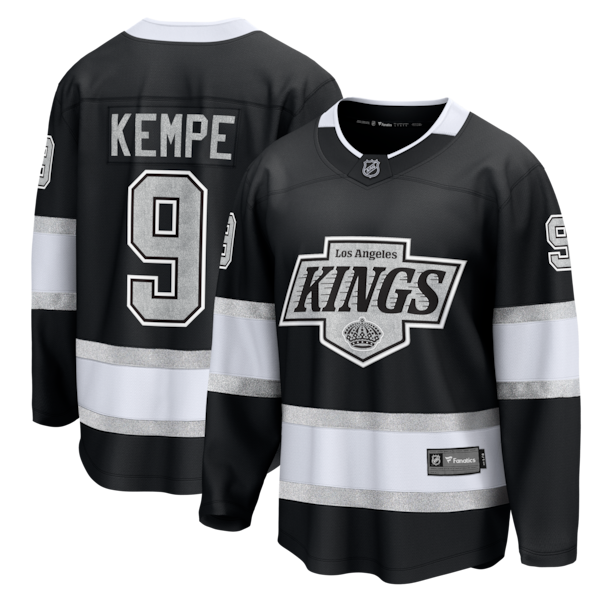 Adrian Kempe Los Angeles Kings  Home Premier Breakaway Player Jersey - Black
