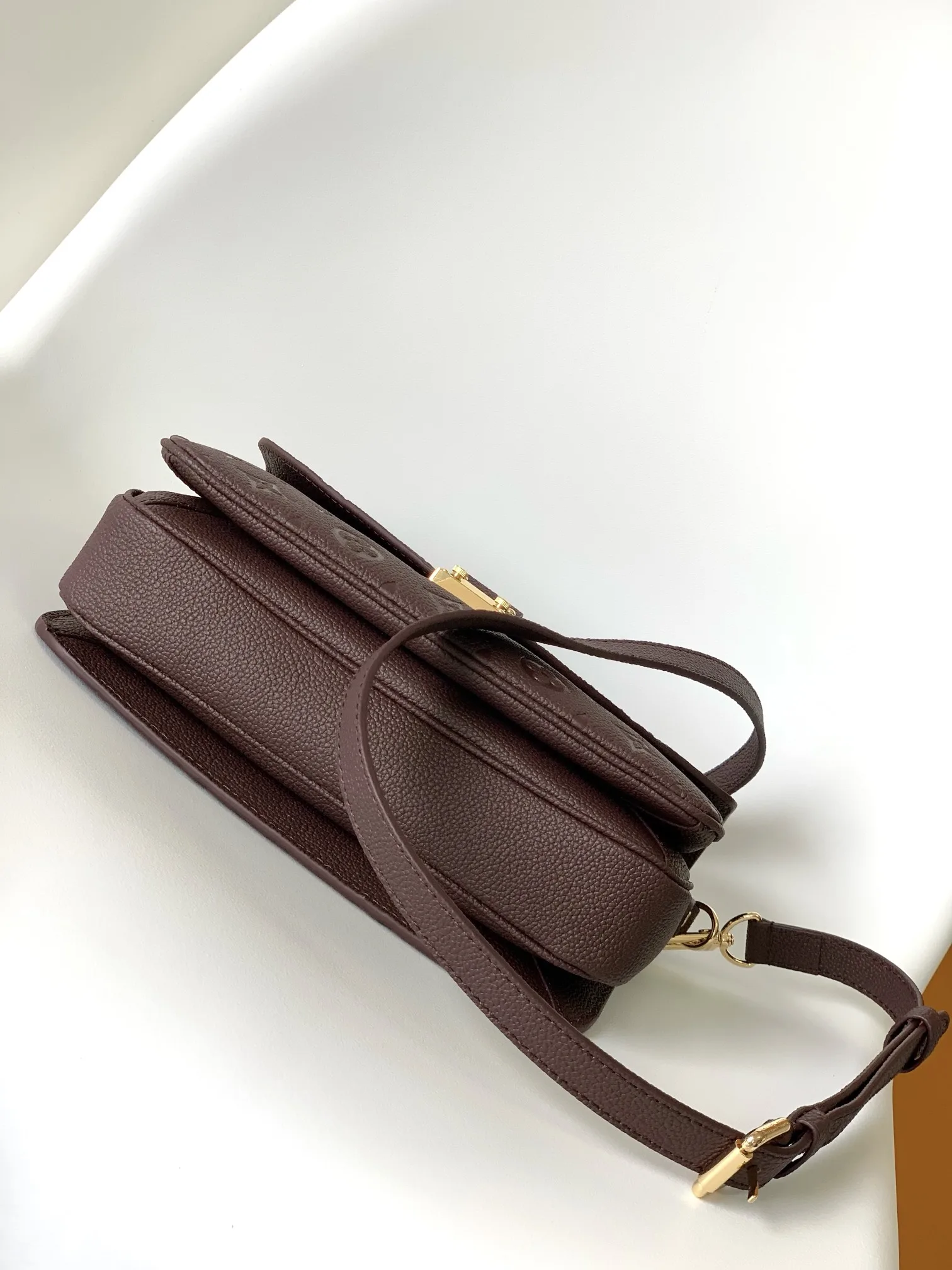 Louis Vuitton Black Pochette Grained Leather Shoulder Bag product photo from LabelPicks