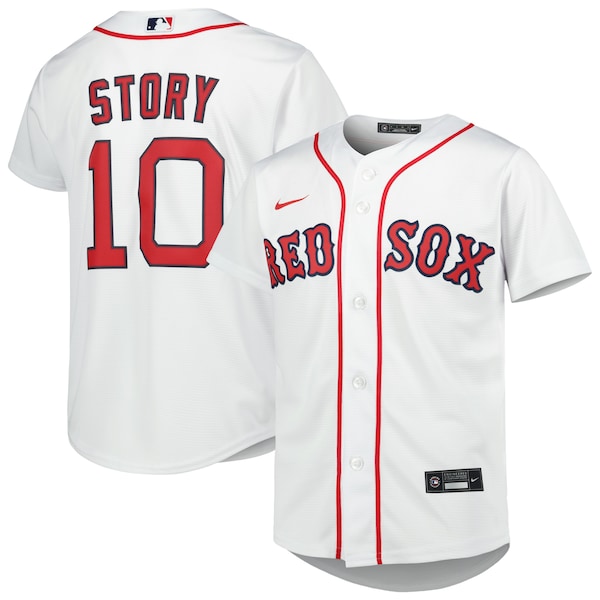 Trevor Story Boston Red Sox Nike Youth Alternate Replica Player Jersey - White/Red