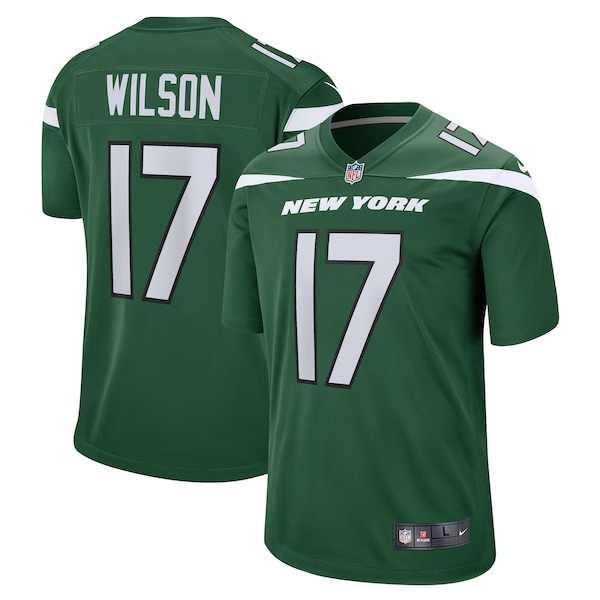 Garrett Wilson New York Jets Nike Player Game Jersey - Green/White