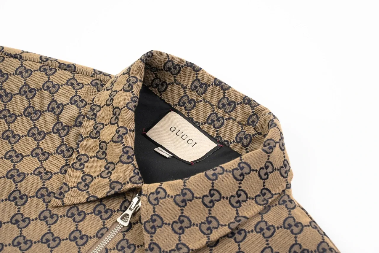 GUCCI Ebony GG Jacquard Cotton Jacket product photo from LabelPicks