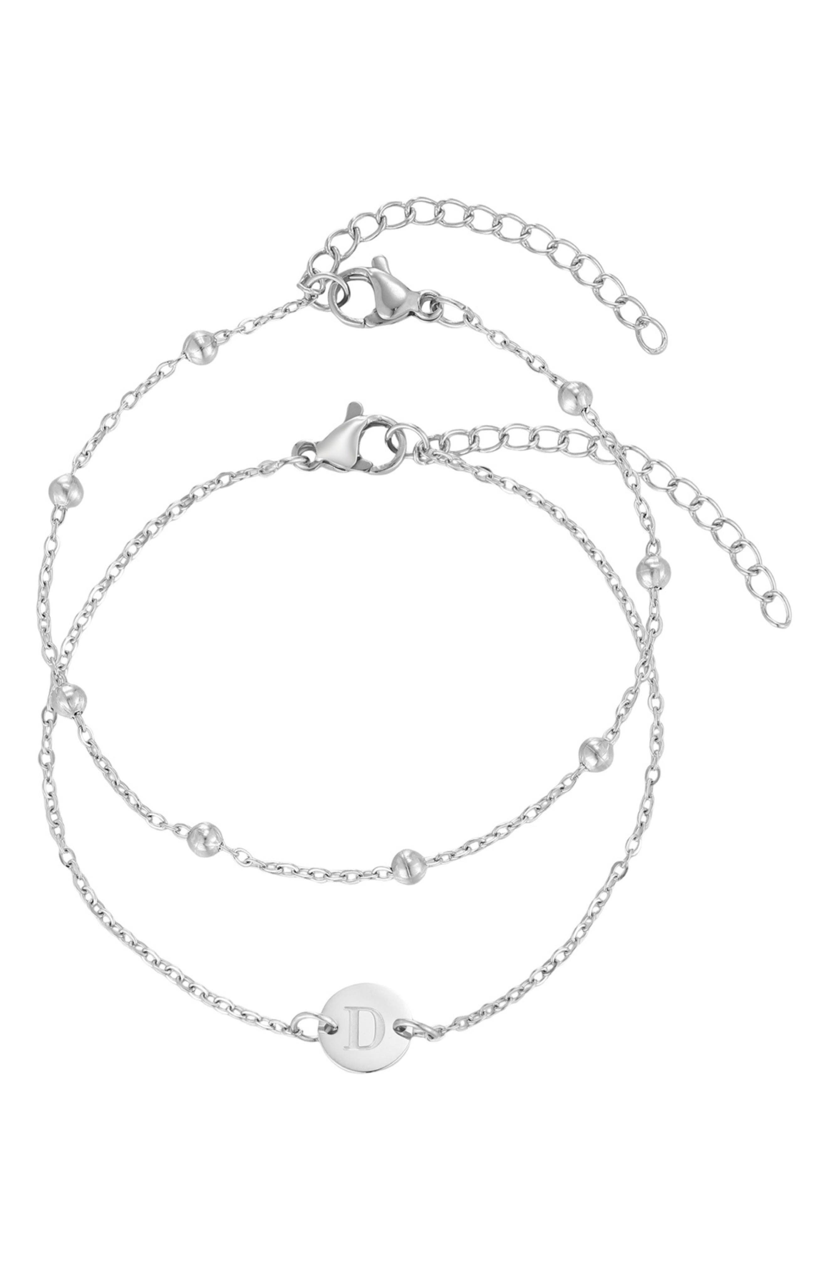 Adornia Set of 2 Assorted Chain Bracelets