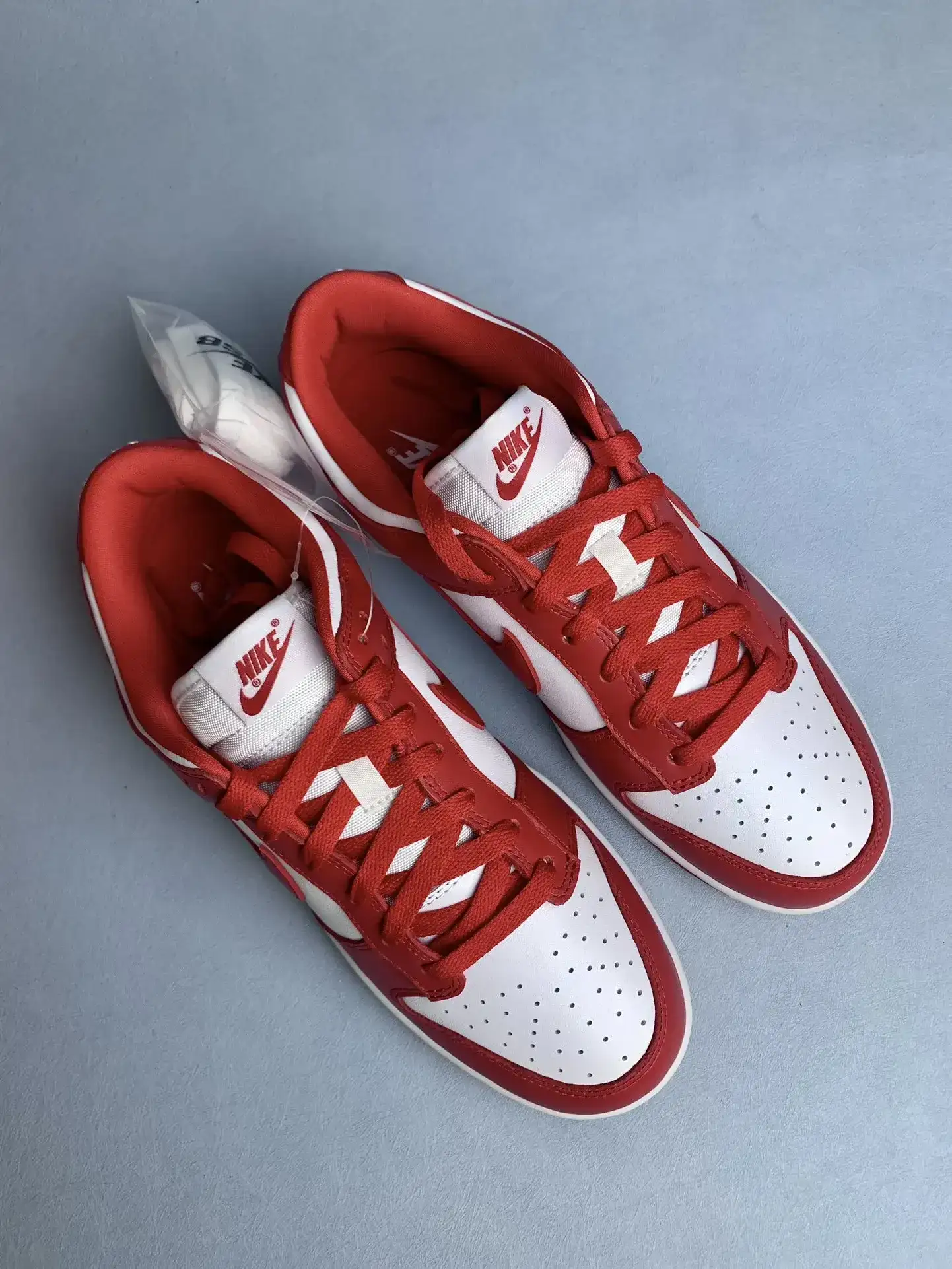 Nike Dunk Low “White and University Red” Shoes product photo from LabelPicks