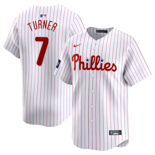 Trea Turner Philadelphia Phillies Nike 2024 MLB World Tour London Series Home Limited Player Jersey - White