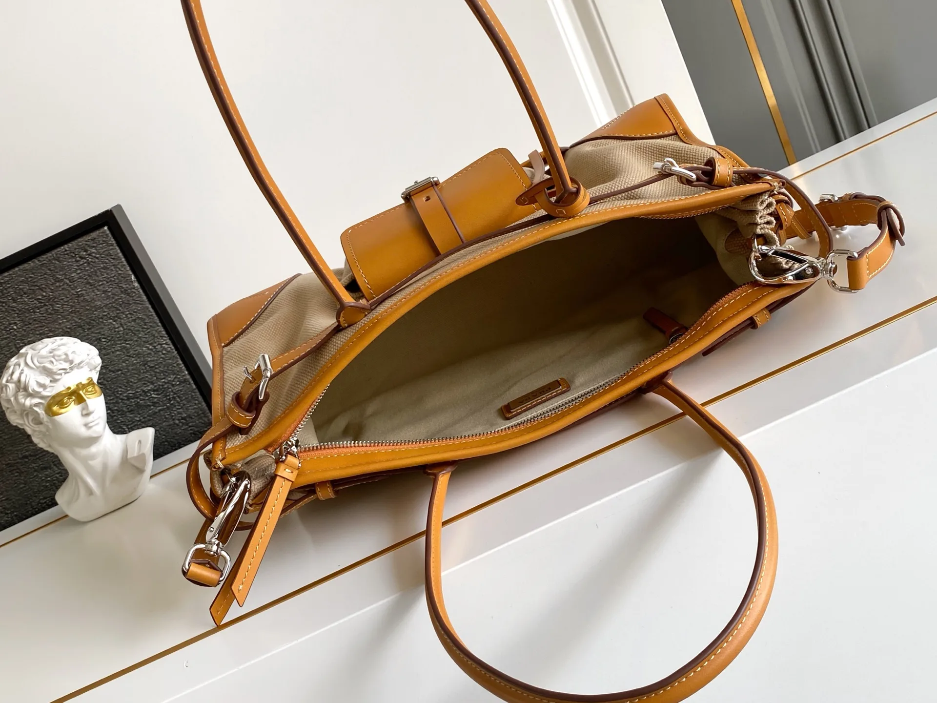 Prada Calfskin Top Handle Bag product photo from LabelPicks