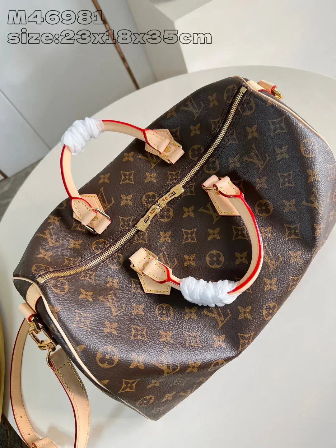 Louis Vuitton Speedy Canvas and Leather Top Handle Bag product photo from LabelPicks