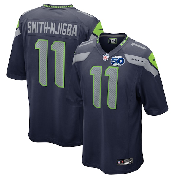 Jaxon Smith-Njigba Seattle Seahawks Nike Team 50th Season Game Jersey - College Navy/Royal