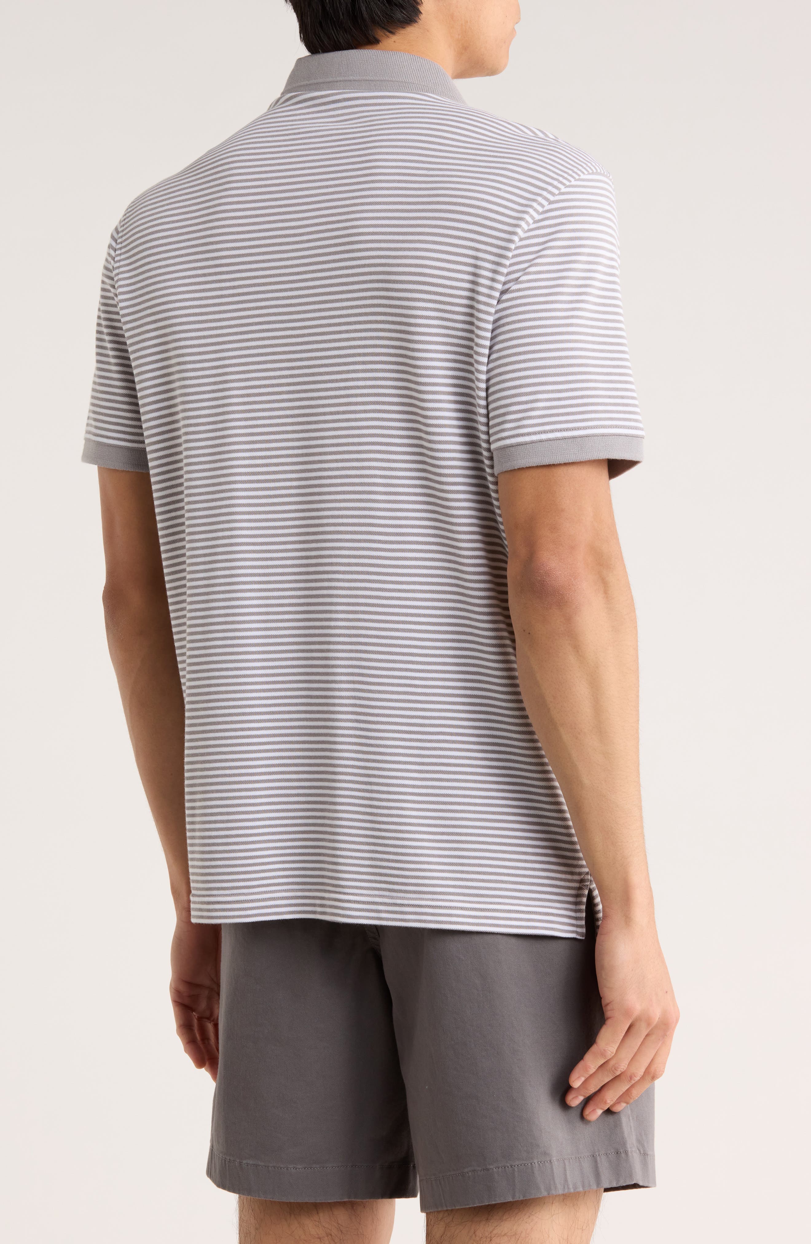 14th & Union Stripe Cotton Blend Polo