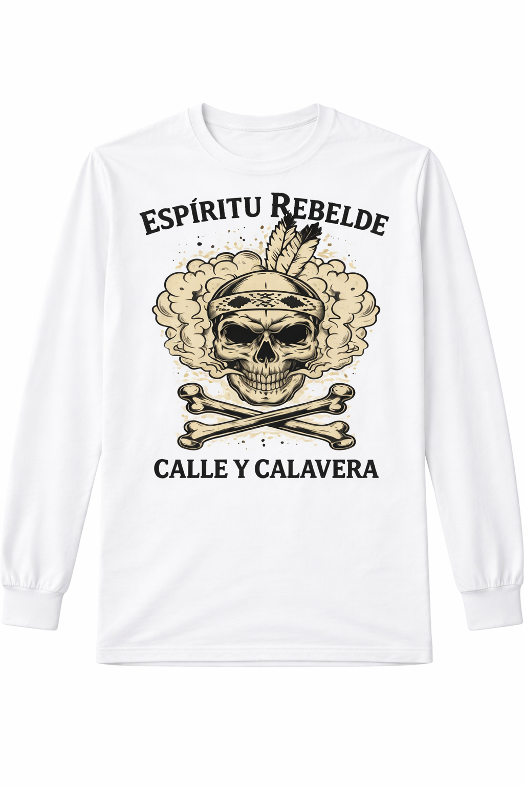 Remera “Espíritu Rebelde” – Calle y Calavera