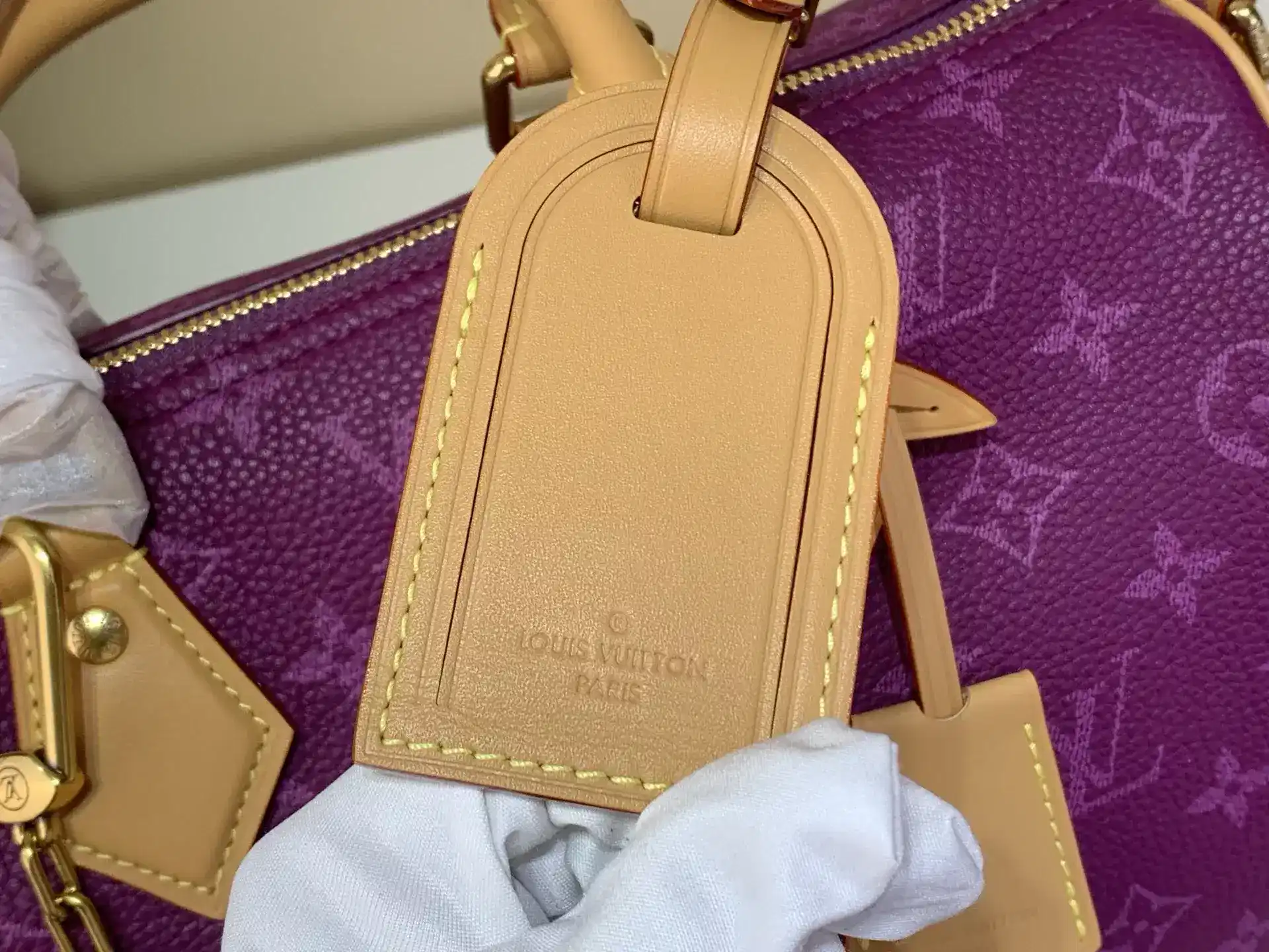 Louis Vuitton Blue Speedy Calfskin Top Handle Bag product photo from LabelPicks