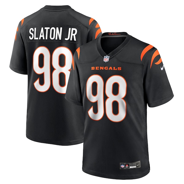 Tedarrell Slaton Jr Cincinnati Bengals Nike Team Game Jersey -  Black