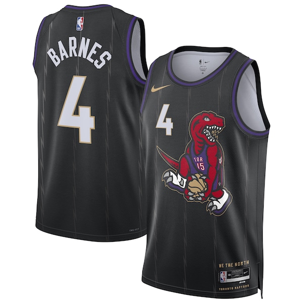 Scottie Barnes Toronto Raptors Nike Unisex 2024/25 Swingman Player Jersey - City Edition - Black