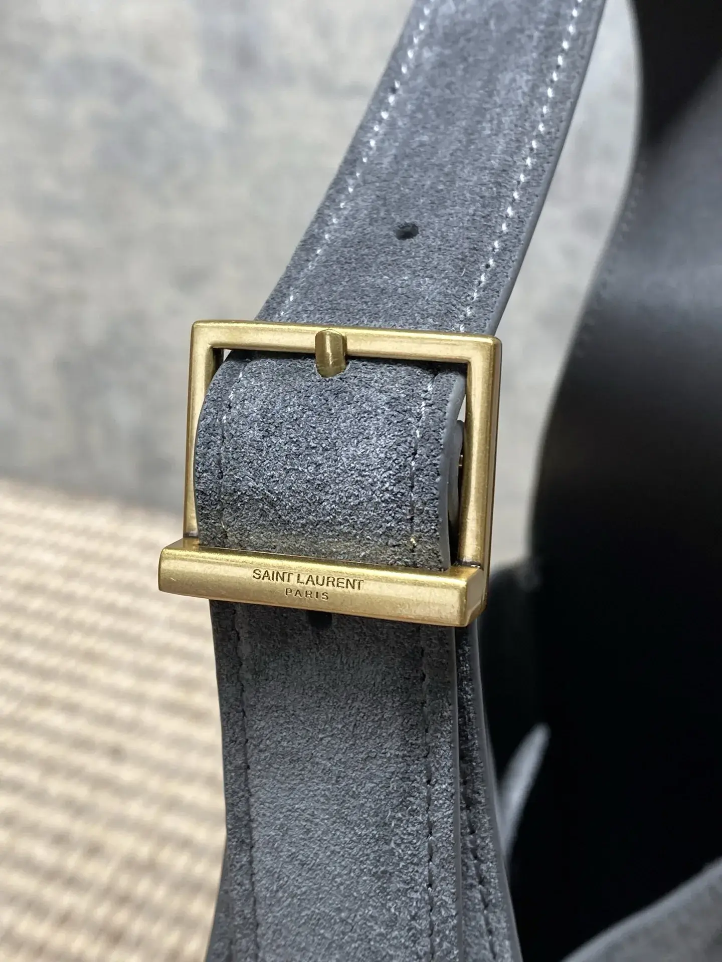 Saint Laurent Suede Leather Hobo Bag product photo from LabelPicks