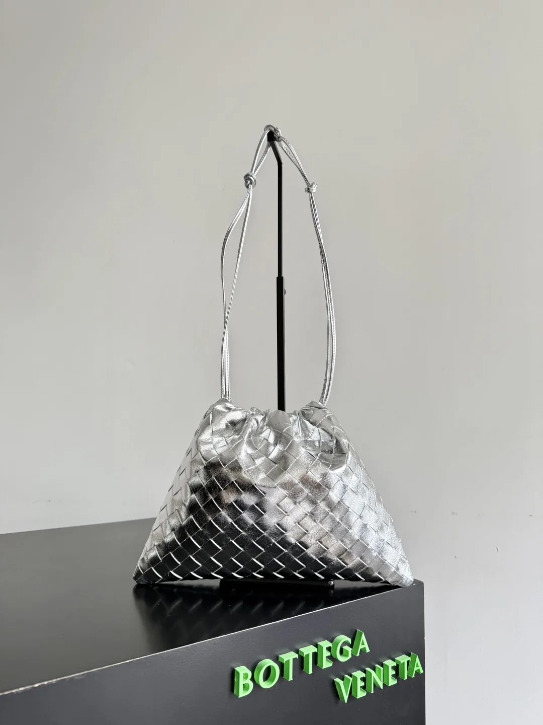 Bottega Veneta Dustbag Pink Nylon Shoulder Bag product photo from LabelPicks