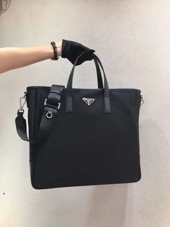 Prada Grained Leather Tote Bag product photo from LabelPicks