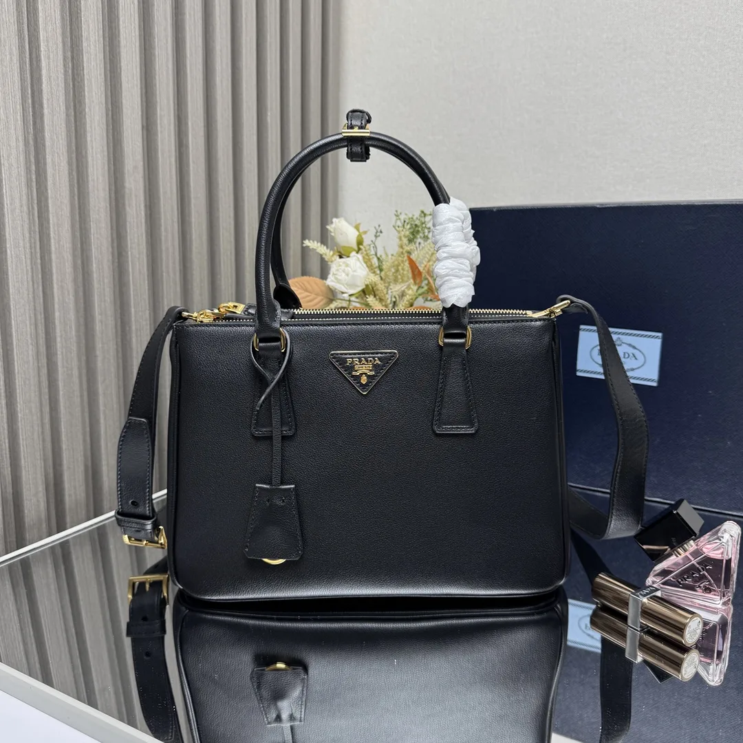 Prada Grained Leather Top Handle Bag product photo from LabelPicks