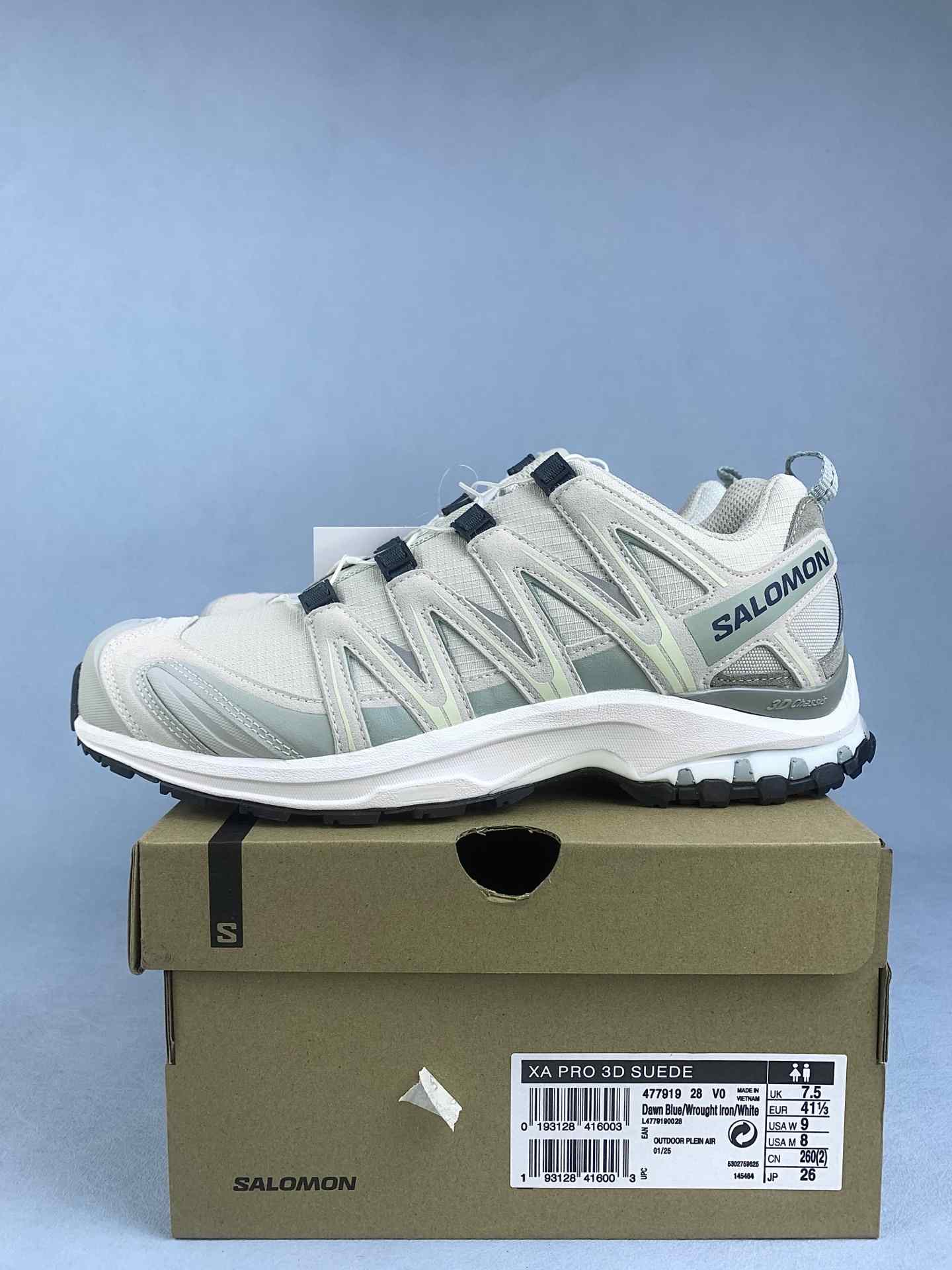 Salomon XA Pro 3D SUEDE “Dawn Blue Wrought Iron” Shoes