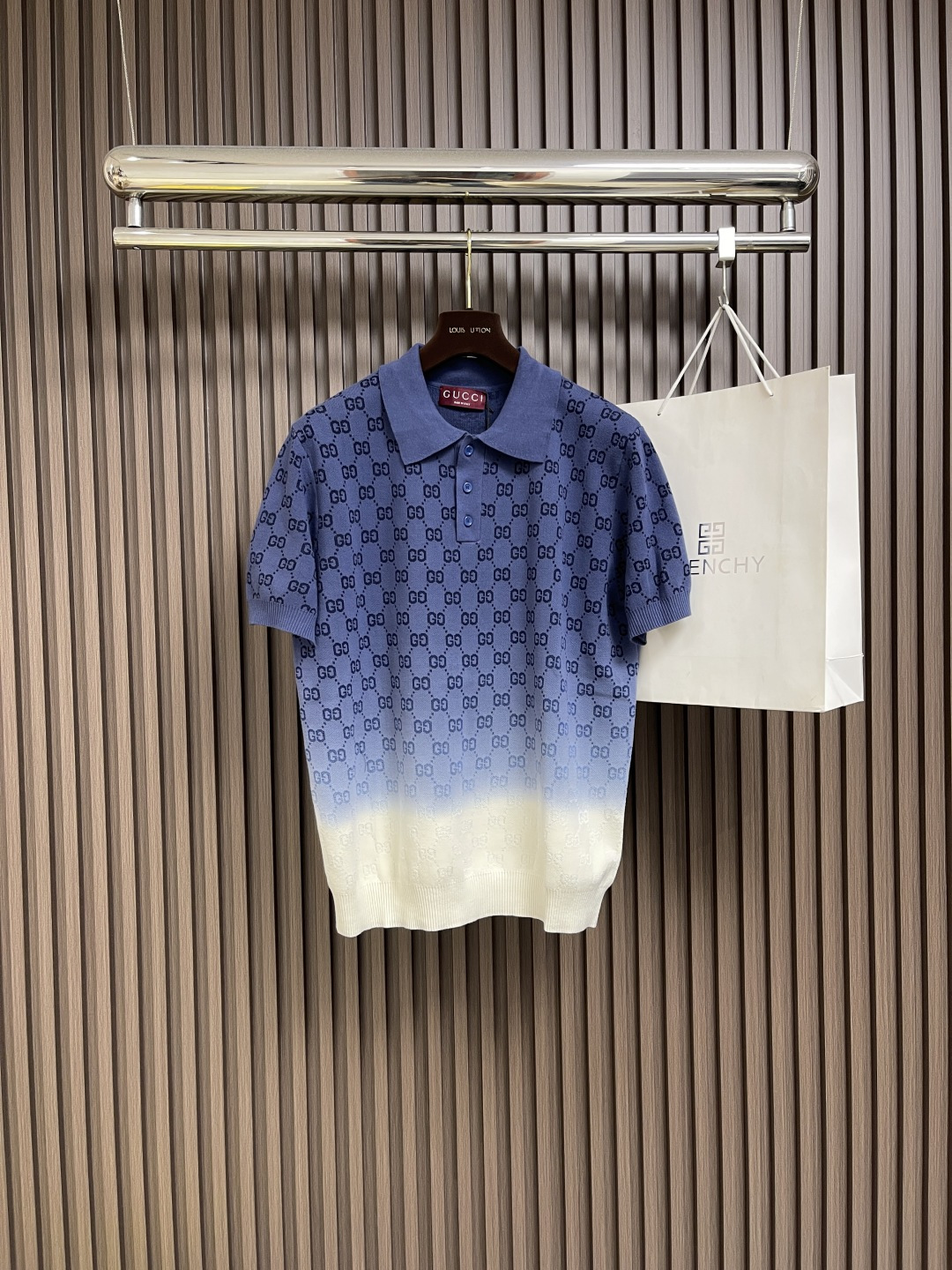 0529 Classic letter prints polo-shirt