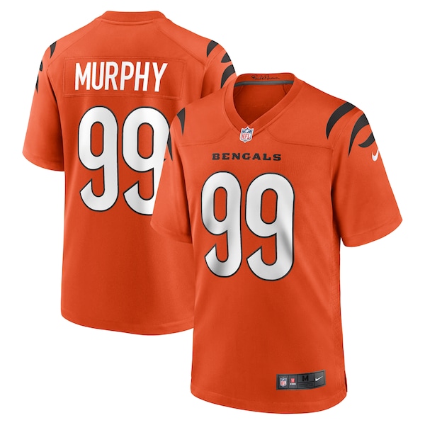Myles Murphy Cincinnati Bengals Nike Team Game Jersey - Orange/White