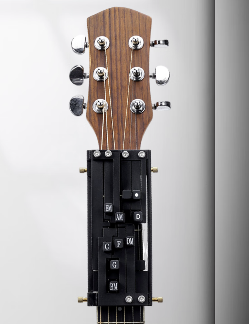 Guitar Chord Assistant Device for Folk Guitar Beginners Automatic Chords Practice for starter  - GreshamTech