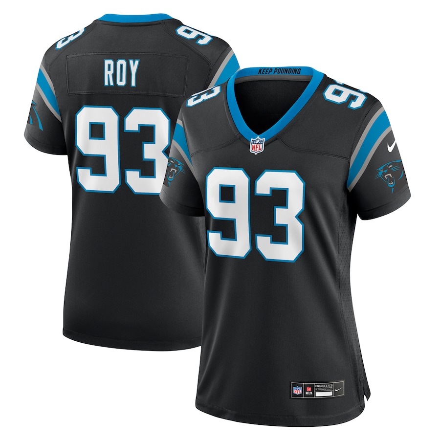 Bravvion Roy Carolina Panthers Nike Women's Team Game Jersey - Black