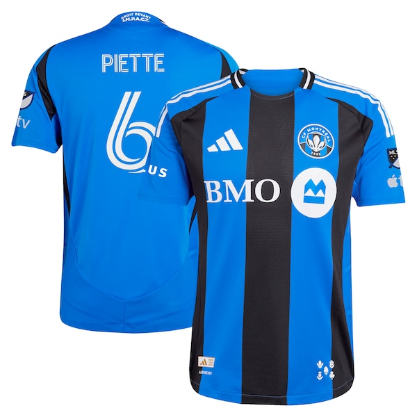 Samuel Piette CF Montreal adidas 2025 Montréal Original Authentic Player Jersey - Blue