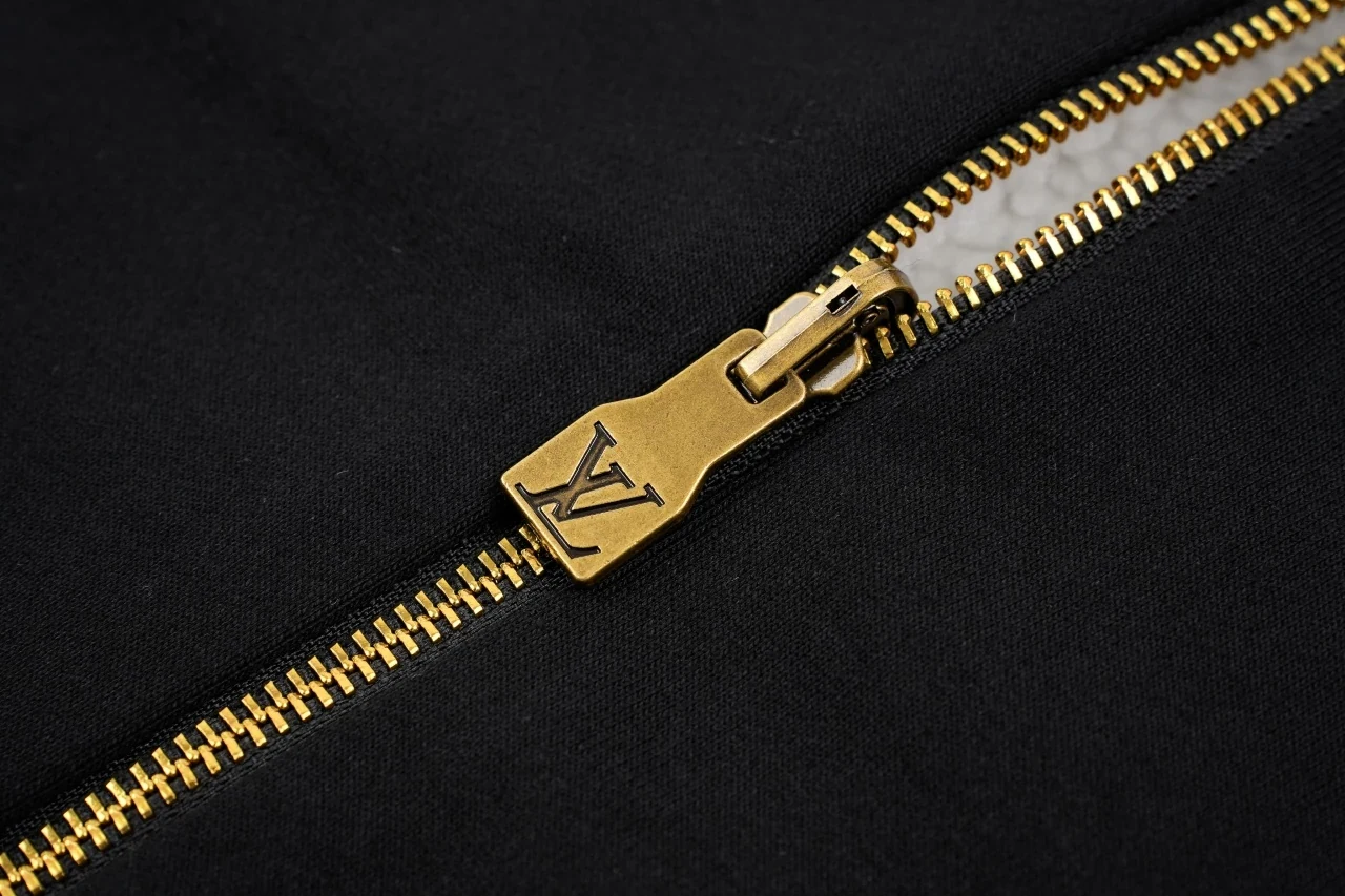 Louis Vuitton Black Reversible Sherpa Hooded Vest product photo from LabelPicks