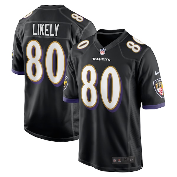 Isaiah Likely Baltimore Ravens Nike Alternate Game Jersey - Black/Purple