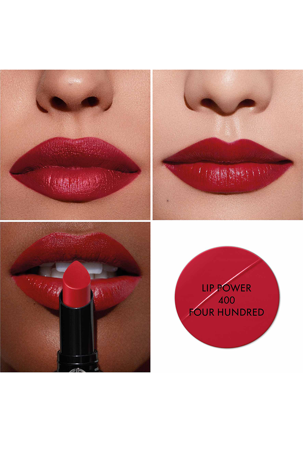 ARMANI BEAUTY שפתון עמיד ליפ פוואר 400