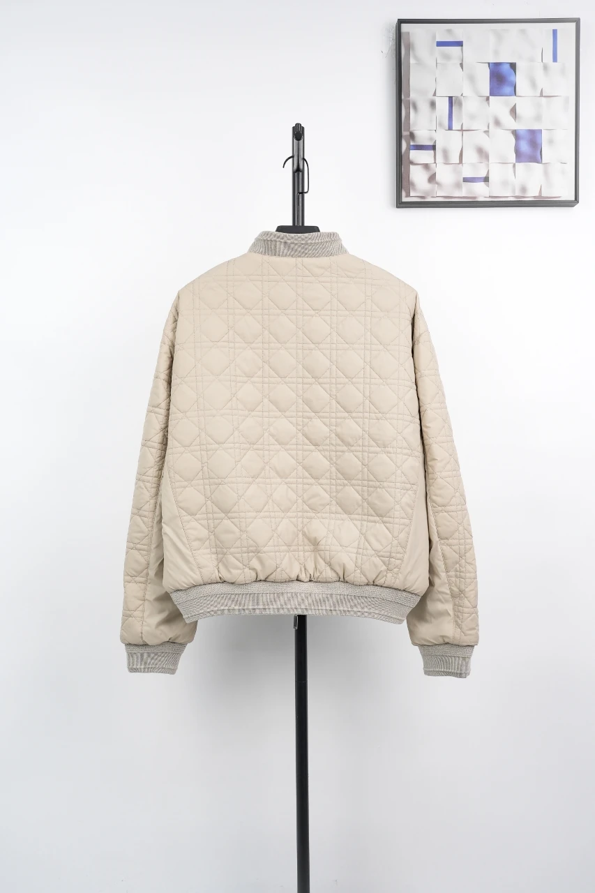 Dior Khaki Cannage Quilted Reversible Padded Jacket product photo from LabelPicks