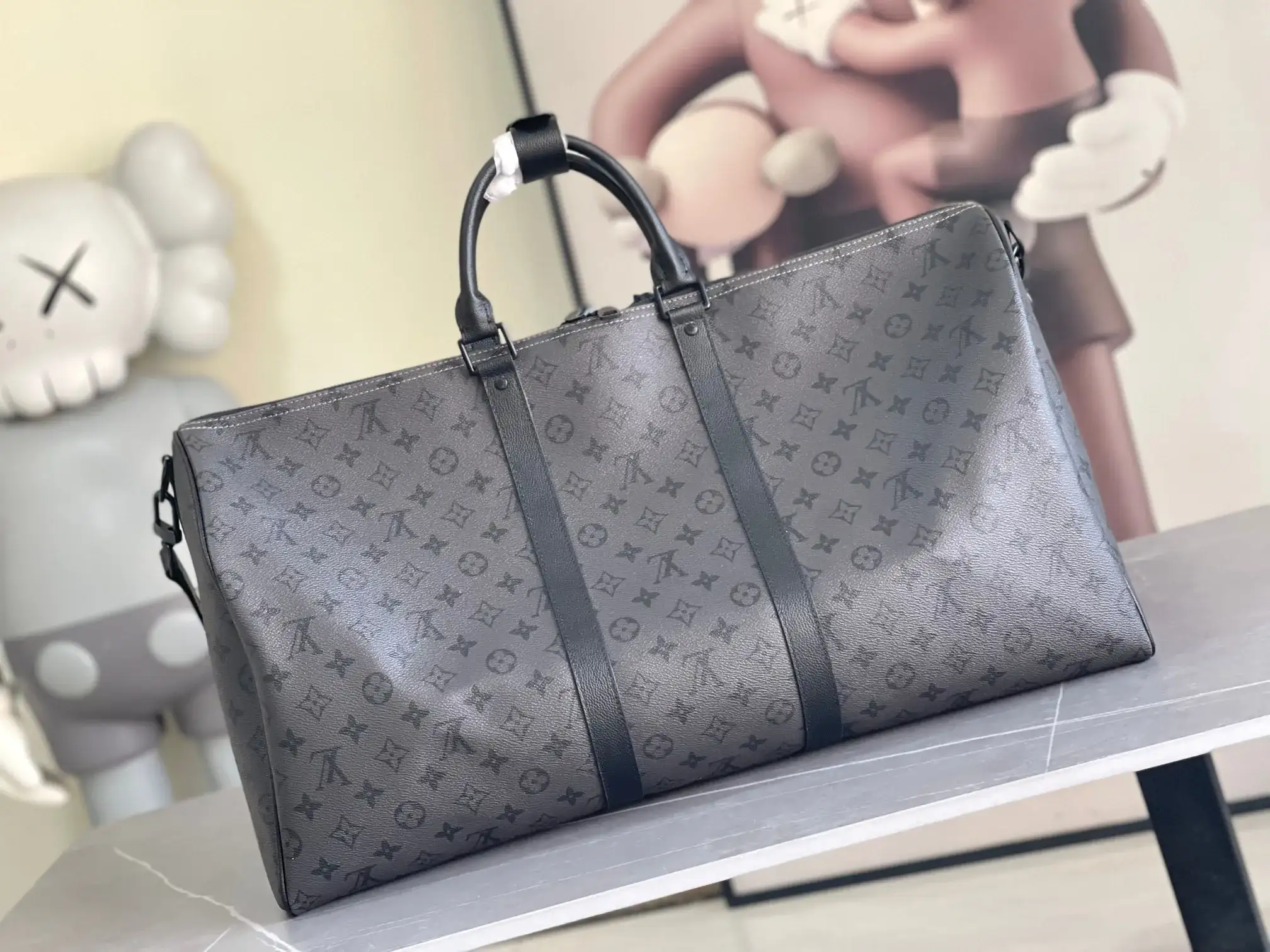 Louis Vuitton Yellow Keepall Monogram Canvas Tote Bag product photo from LabelPicks