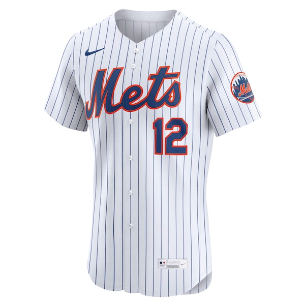 Francisco Lindor New York Mets Nike Home Elite Player Jersey - White