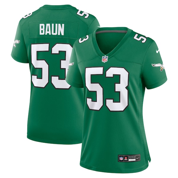 Zack Baun Philadelphia Eagles Nike Women's Alternate Game Jersey -  Kelly Green/Green