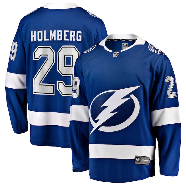 Pontus Holmberg Tampa Bay Lightning  Home Breakaway Jersey - Blue