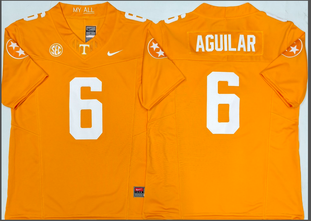 Andres Aguilar NCAA Tennessee Volunteers Nike Vapor Limited Jersey