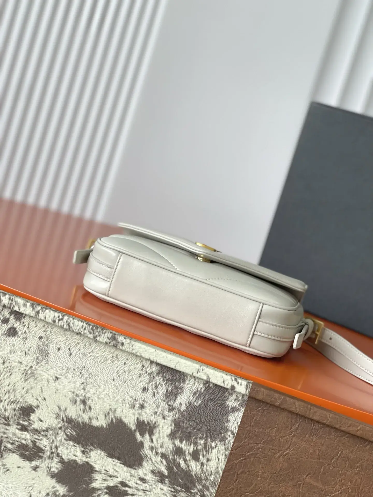 Saint Laurent White Loulou Quilted Leather Crossbody Bag product photo from LabelPicks