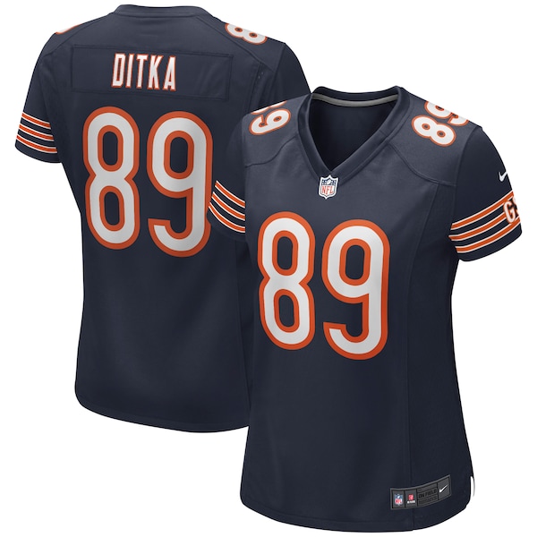 Mike Ditka Chicago Bears Nike Women's Game Retired Player Jersey - Navy/Orange