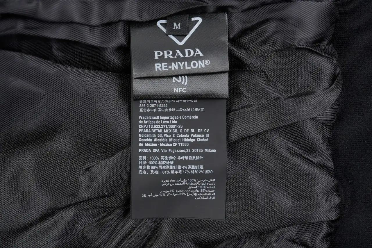 Prada Black Nylon Harrington Jacket product photo from LabelPicks