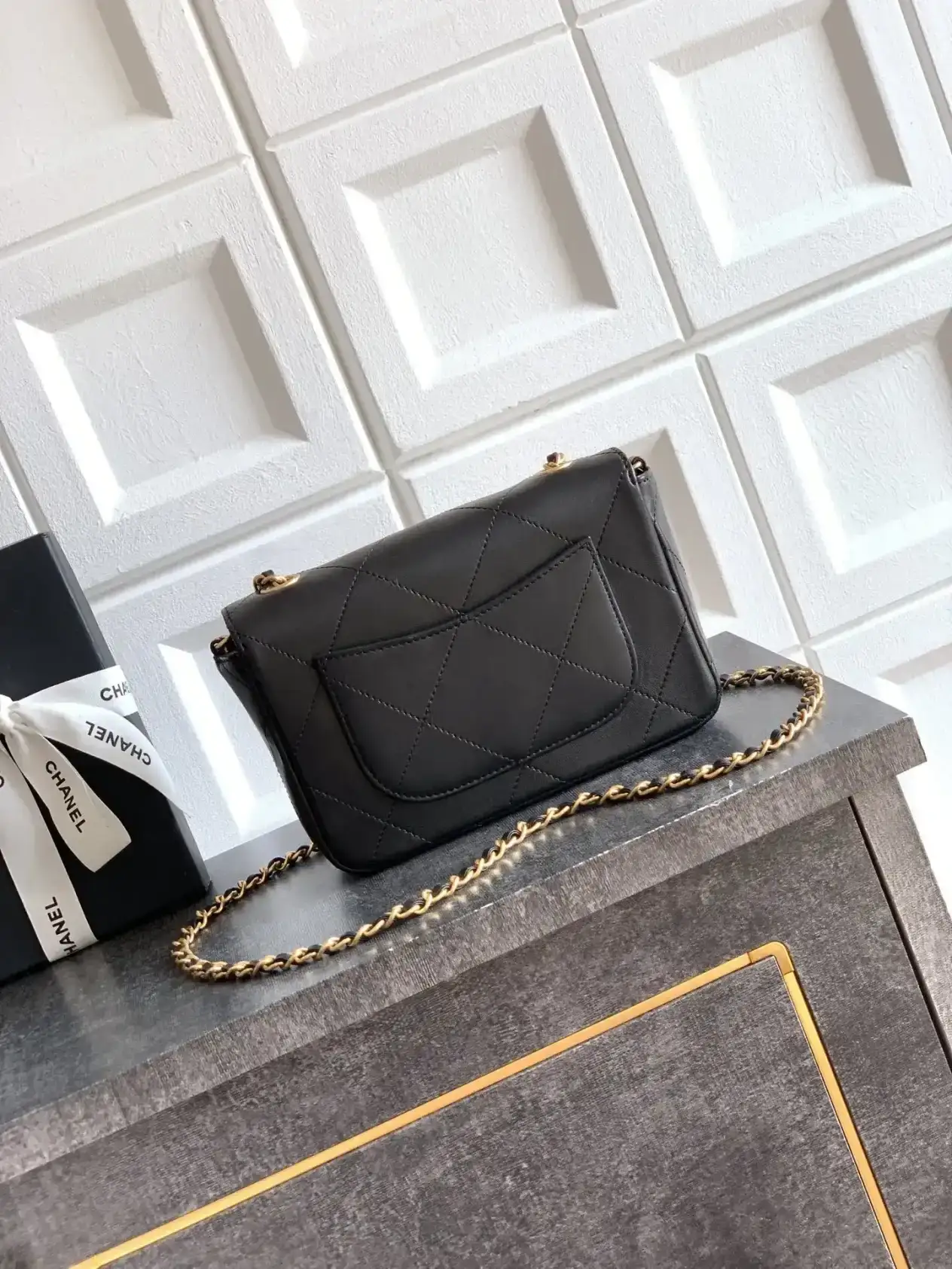 Chanel Classic Flap Black Quilted Leather Crossbody Bag product photo from LabelPicks