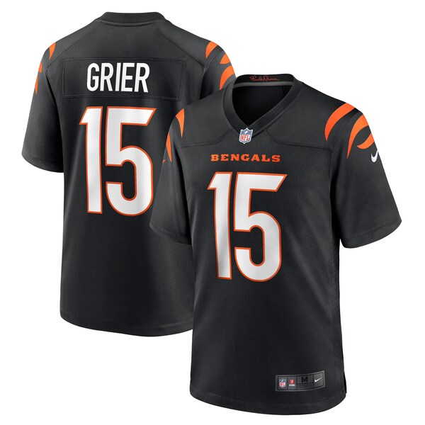 Will Grier Cincinnati Bengals Nike Team Game Jersey -  Black