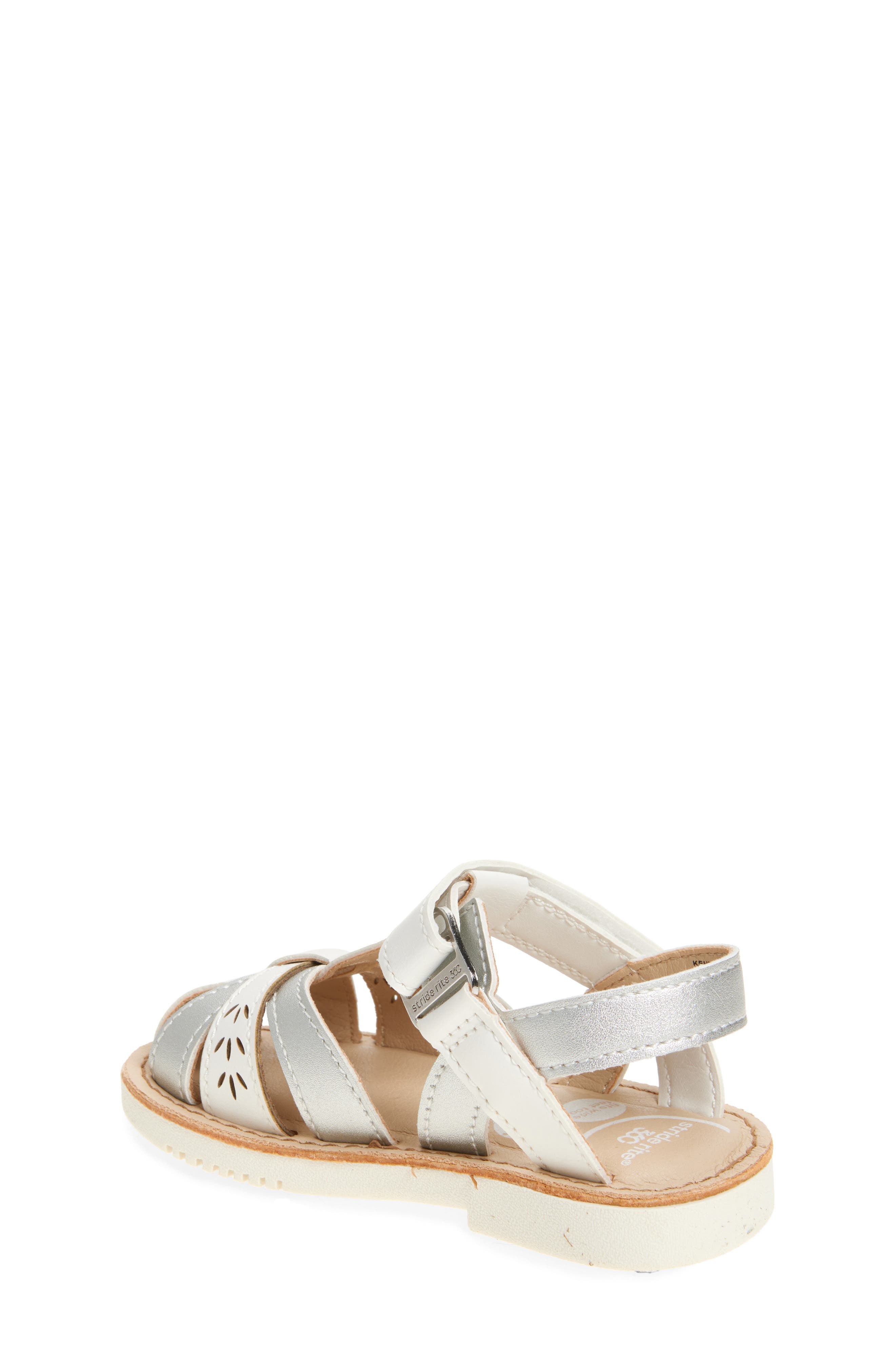 Stride Rite Kids' Kehlani Laser Cut Sandal