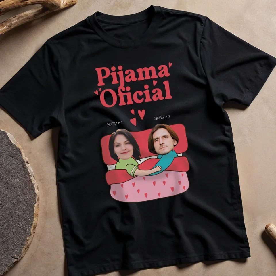 Personalizar Camisetas Para Pareja | Pijama Oficial