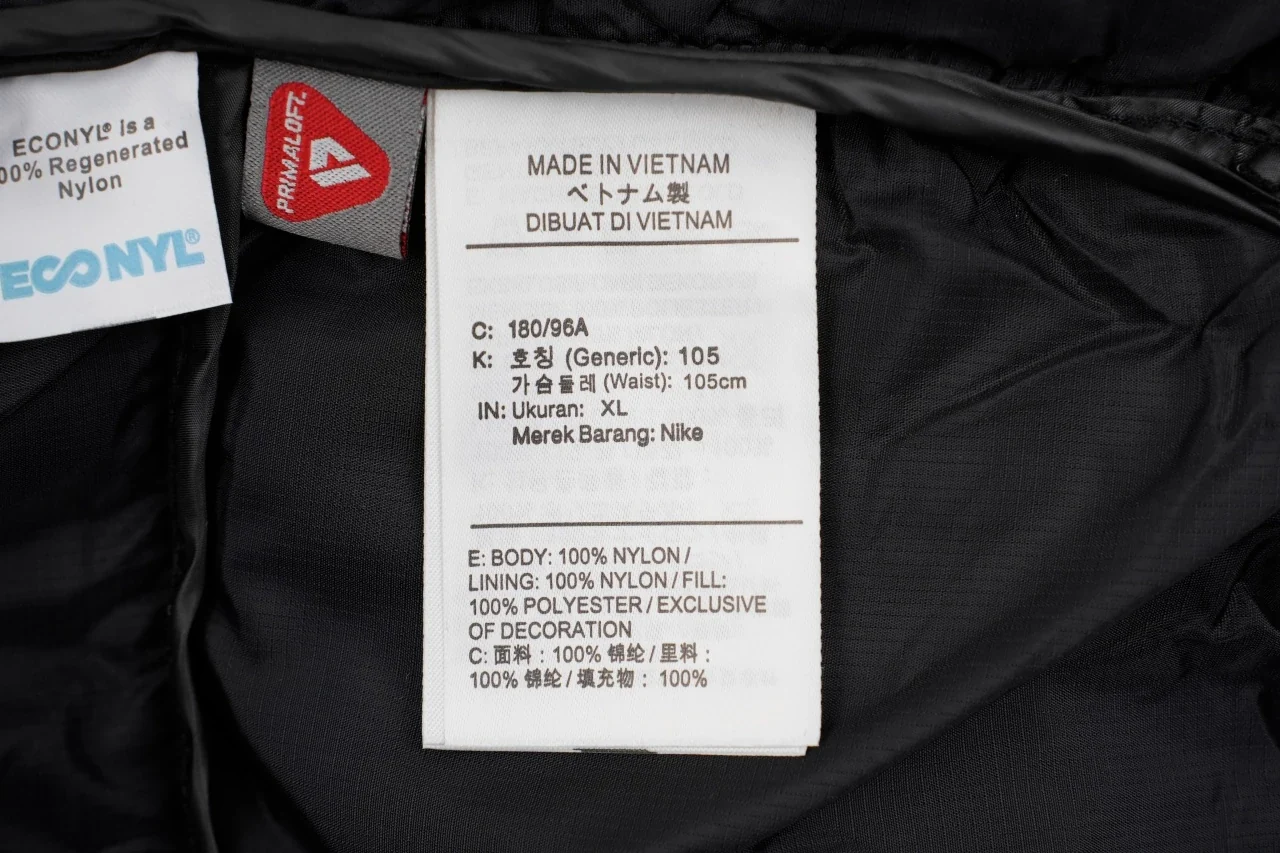 Nike ACG Black Hooded Puffer Jacket product photo from LabelPicks