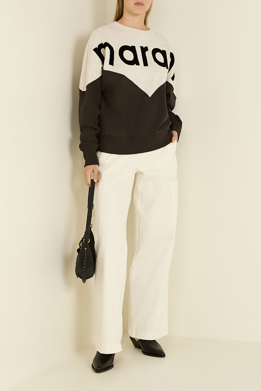 ISABEL MARANT סווטשירט עם צווארון מעוגל