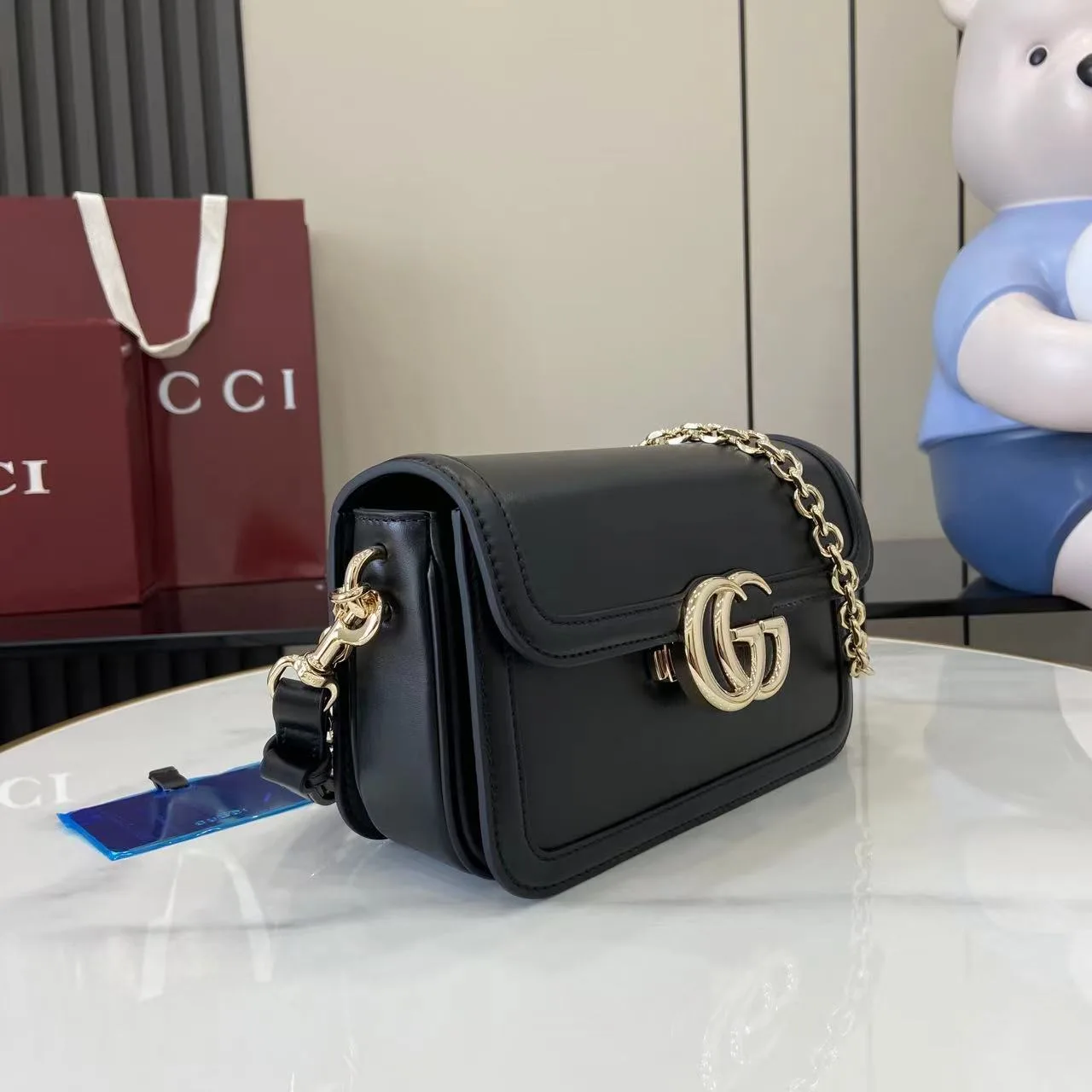 Gucci Smooth Leather Crossbody Bag product photo from LabelPicks
