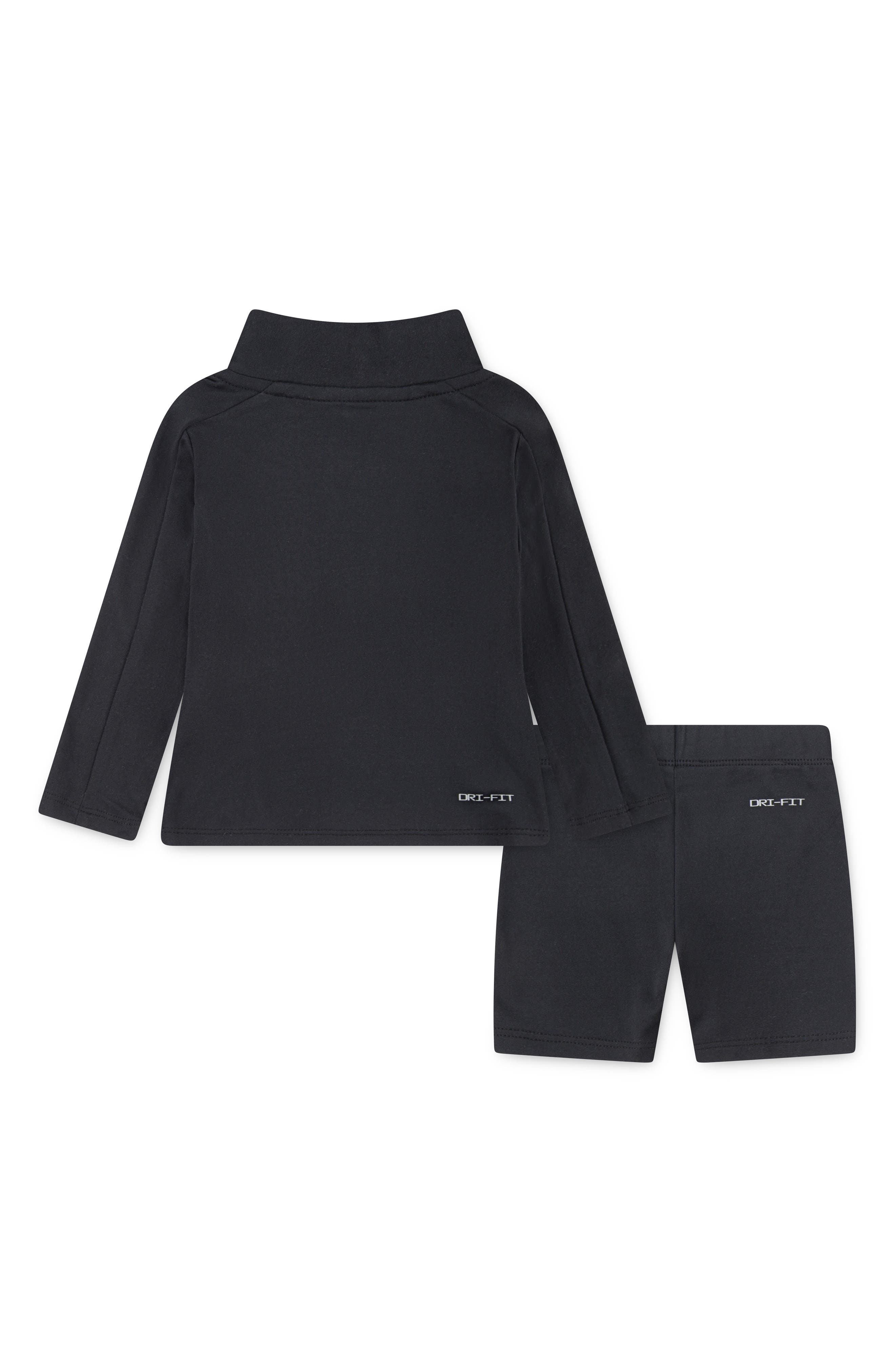 Nike Quarter Zip Pullover & Shorts Set