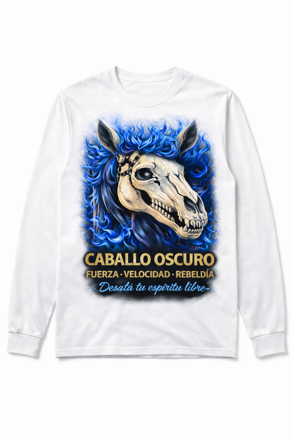 Remera Caballo Oscuro – Espíritu Libre
