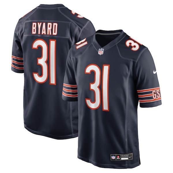 Kevin Byard Chicago Bears Nike Team Game Jersey -  Navy