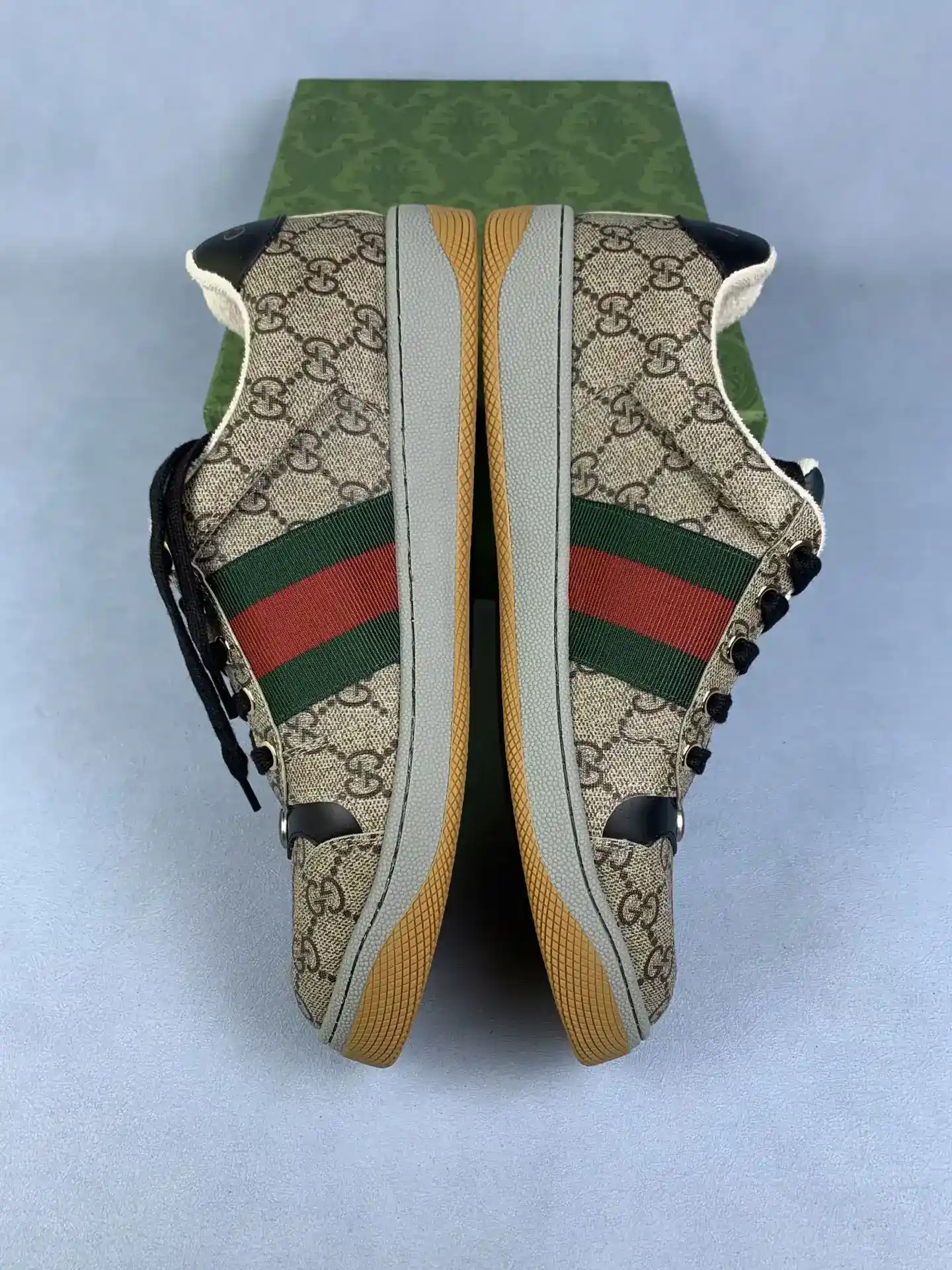 Gucci Ace embroidered GG Supreme sneaker with bee product photo from LabelPicks